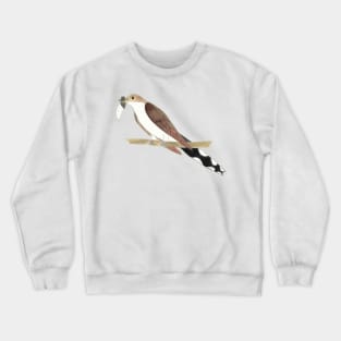 Yellow-Billed Cuckoo Watercolor Painting Crewneck Sweatshirt